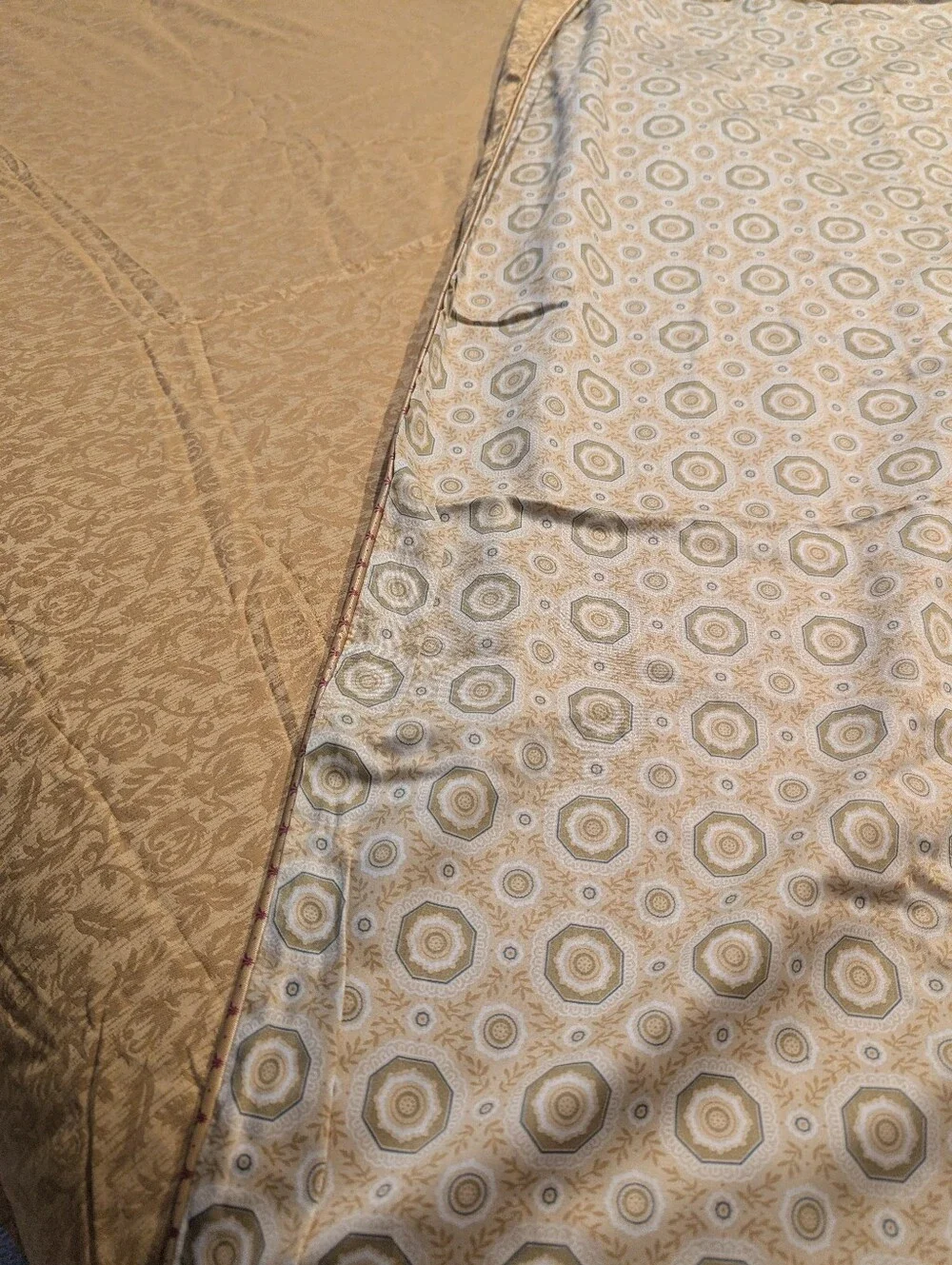 TOMMY HILFIGER King Size Damask/Jacquard Duvet Cover